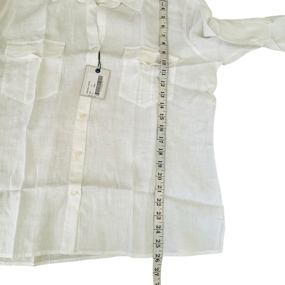 NWT UNTUCKit Vitoria Relaxed Fit Long Sleeve Button Shirt Blouse Size 16 Plus - Picture 8 of 10